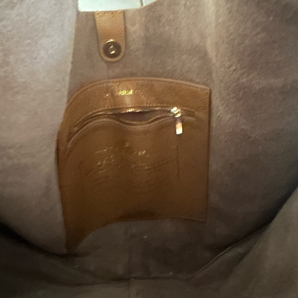 Kurt Geiger London Violet Tan Leather Hobo Bag - Picture 5 of 9